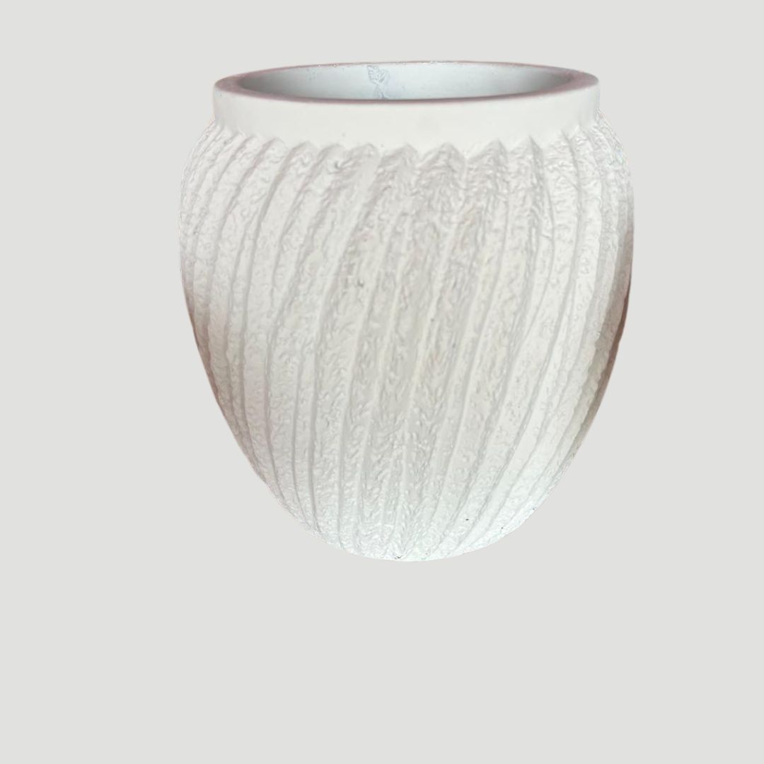Foto do produto Vaso branco grécia 20×16 cm