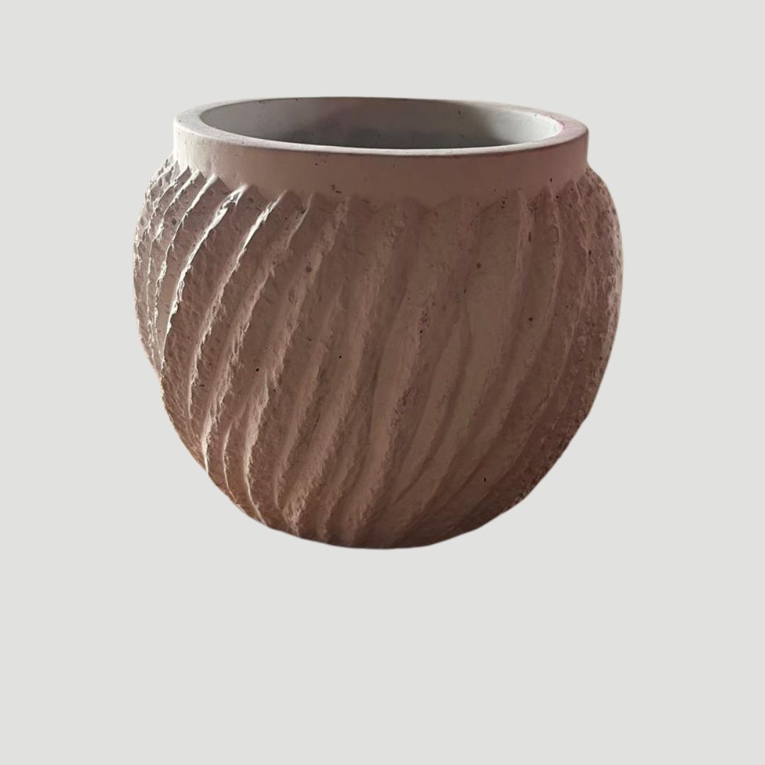 Vaso cimento branco MOD 15×18 e 17x20cm